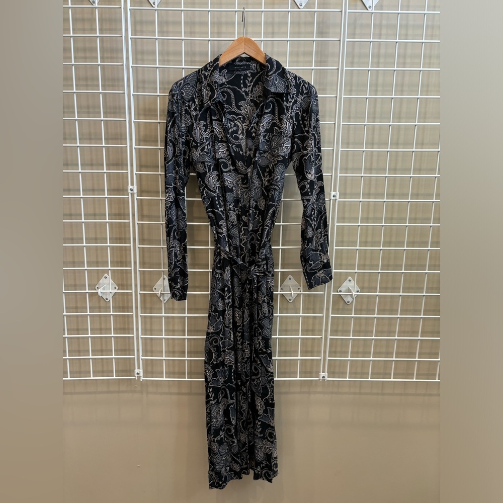 Printed Long Blouse Dress